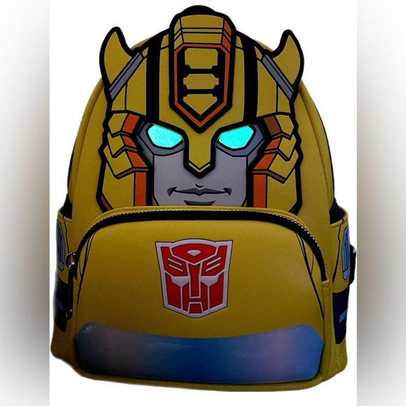 NWT Loungefly Hasbro Transformers Bumble Bee mini backpack main image 12